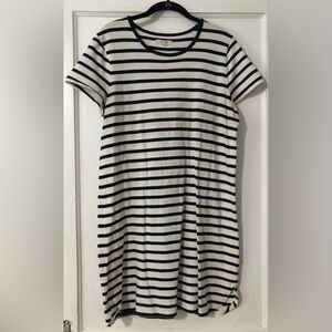 Madewell Black and white tshirt dress - Size Large